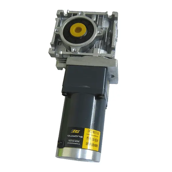 Permanent magnet brushed DC motor with worm gearbox high torque