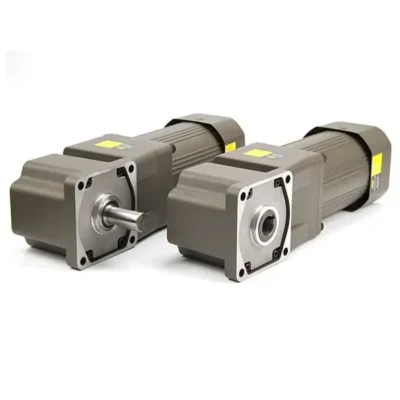 Right angle AC variable speed gear motor with hollow and solid shaft