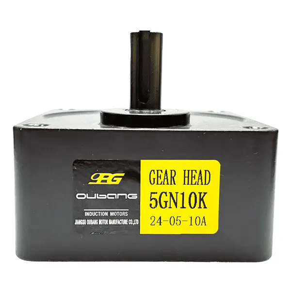 5GN Gearbox with 12mm shaft and 5GN10K label for 40W-120W AC motor